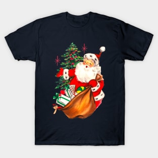 Mid-Century Modern Santa T-Shirt